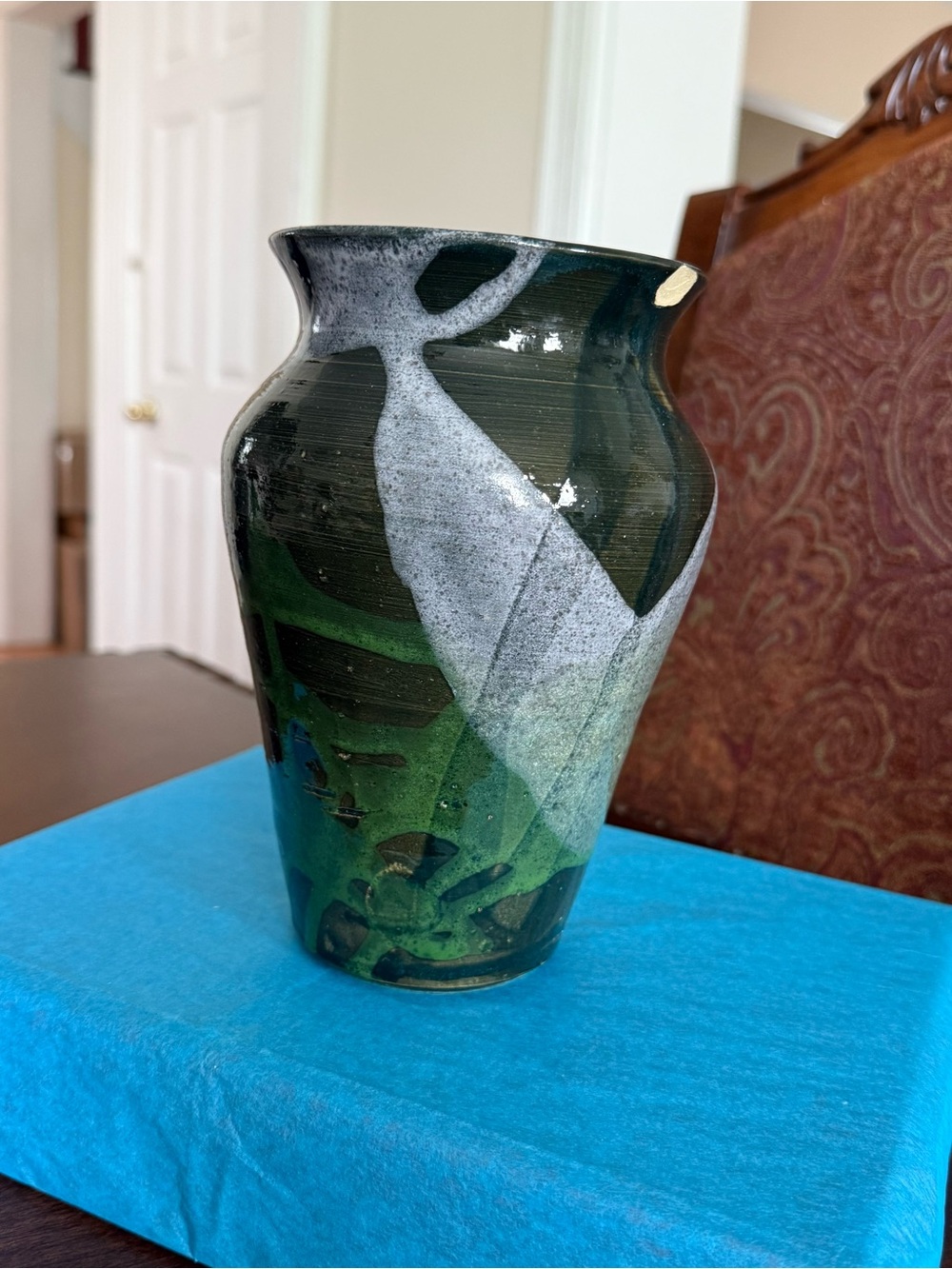 Vintage Studio Art Pottery Vase Signed “Ann Grace ‘80” *READ* - Picture 5 of 12